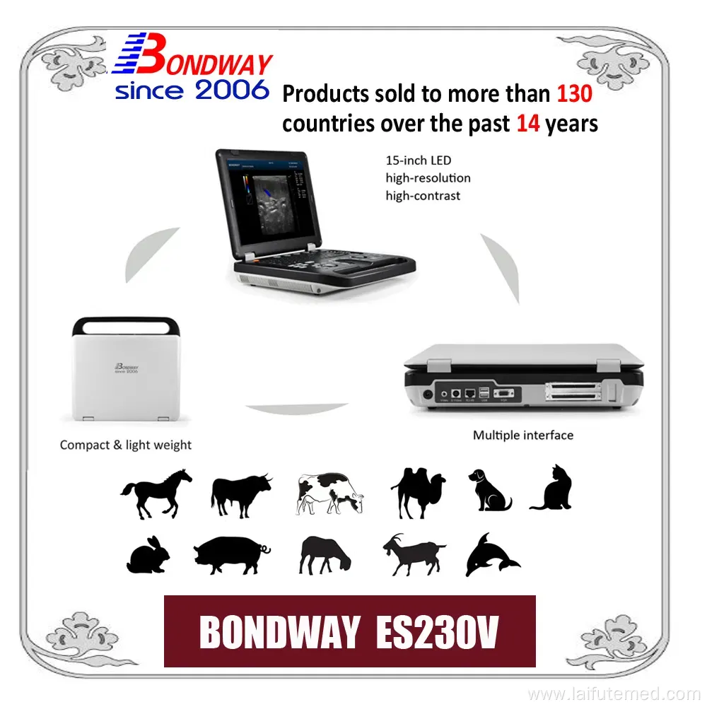 Es230V Veterinary Ultrasound Color Doppler System