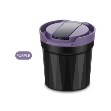 LED Illuminated Purple Plastic Ashtray and Cigar Holder Cylinder