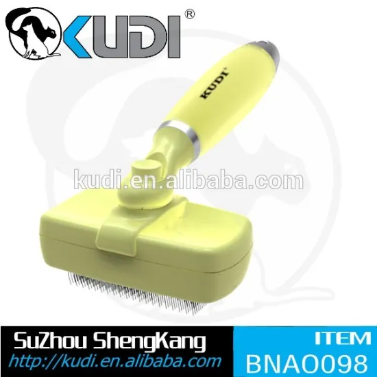 The best selling pet product silica gel self-cleaning pet deshedder brush BNAO089