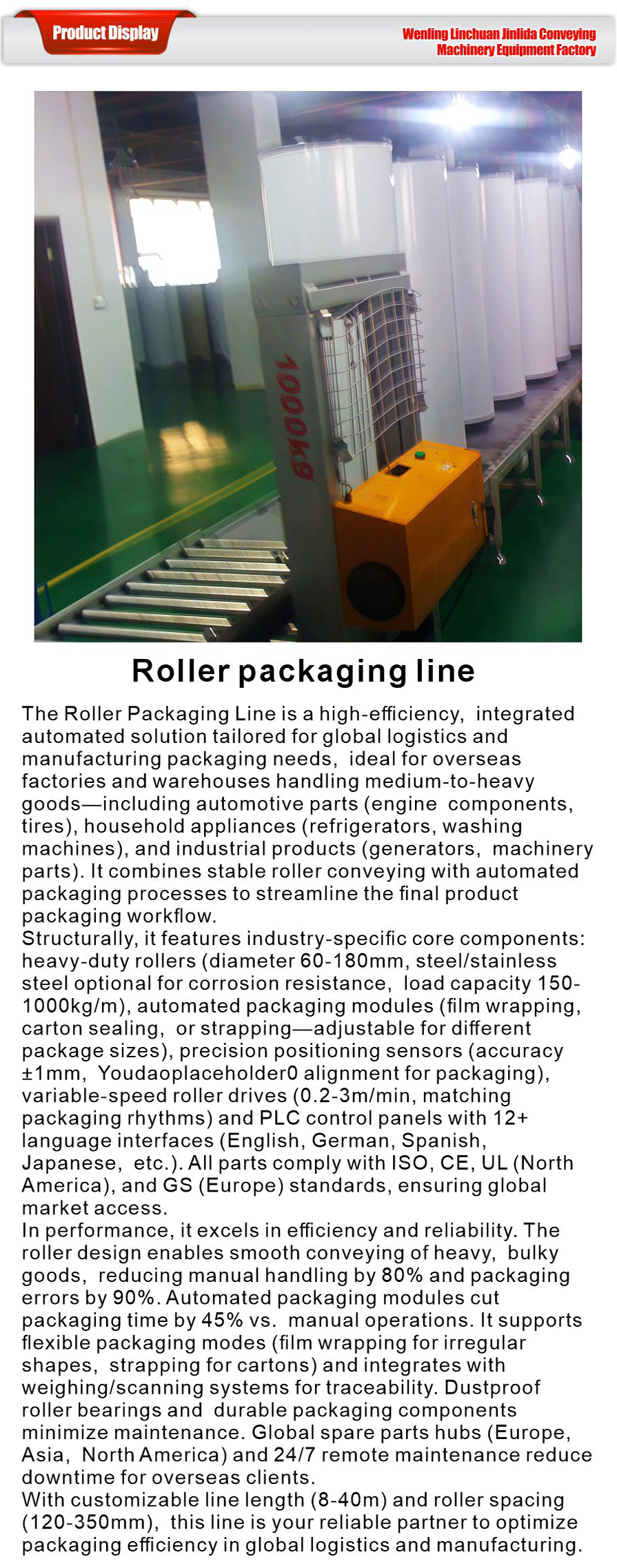 Roller Packaging Line-xiangqing1-JLD042