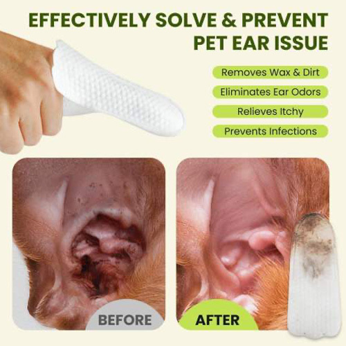 Dedales suaves para una limpieza eficaz de los dientes de las mascotas