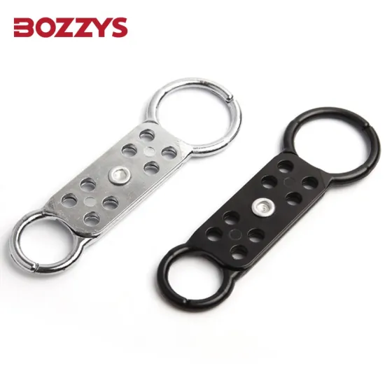 Silver Double-end Aluminum Lockout Hasp for Industrial Equipment Overhaul