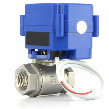 Manufacturer 304 Operated Motorized Ball Valve Electric Actuato Mini Electric Water solenoid valve