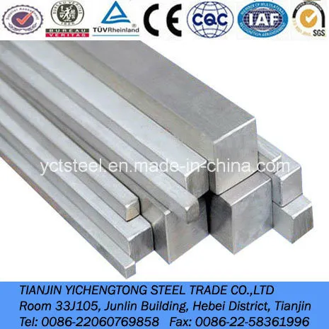Bright Surface 304 Stainless Steel Square Bar (Rod)