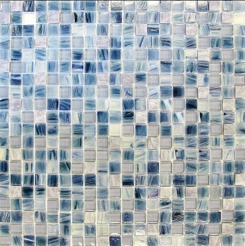 Blue Associated Stone Series Modern Mosaic Tiles