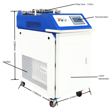 Metal 3000W Laser Welder in acciaio inossidabile