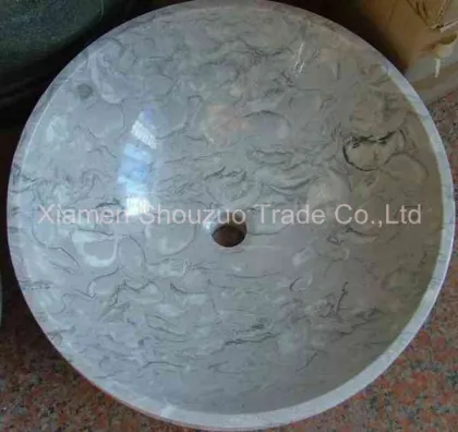 Oscar Flower Marble Basin