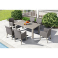 Aluminum Outdoor Tables And Chairs Dining Set