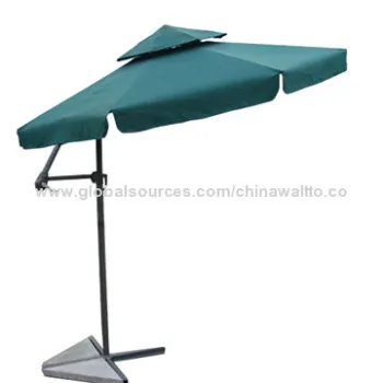 Double-layer Banana Hanging Umbrella, 12 x 18mm Steel Ribs