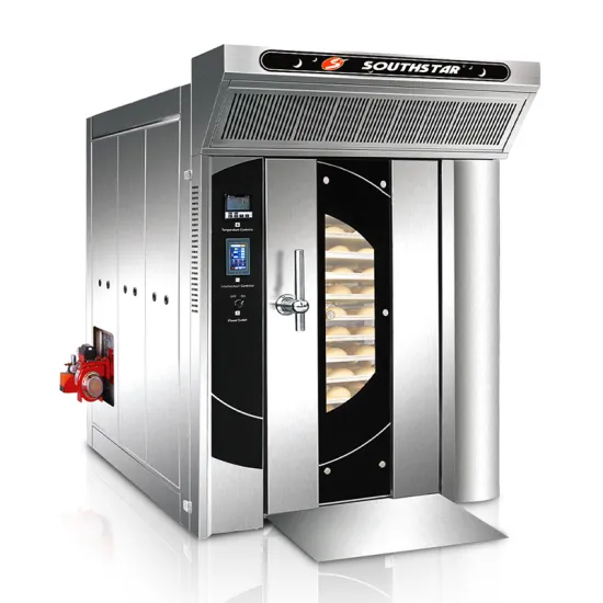 100% Manufacturer Southstar Rotary Electric Oven with 12 Trays for Bread and Cookies
