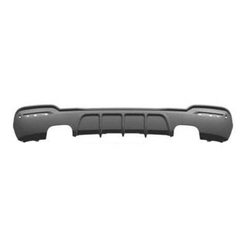 Matte Black M-Performance Rear Lip Double Sides Double Outlet for BMW F30/F35/F34