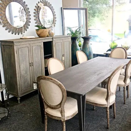 Luxury Wooden Wedding Home French Louis Chair in Guangzhou