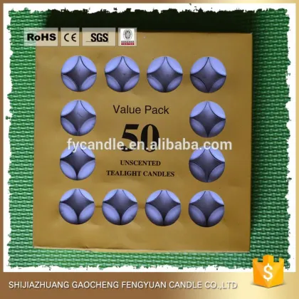 smokeless palm wax tealight soy candles