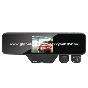 Car Video Camera, Supports Day Night Mode, Seamless Loop Recording, Built-in Microphone and Speaker
