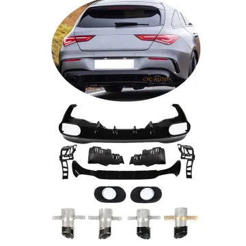 W118 CLA35 Diffuser Auto Assembly Rear Bumper Diffuser for Mercedes Benz CLA Class 2019-2021