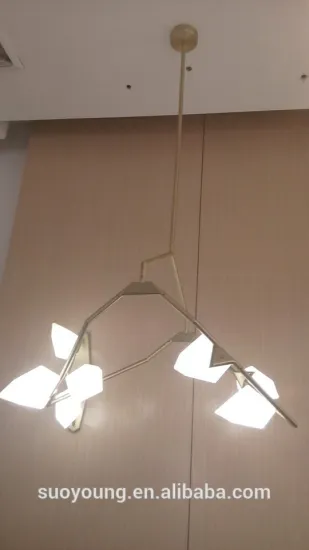 Fancy modern flower white glass led pendant light/chandelier houses lighting MD8110