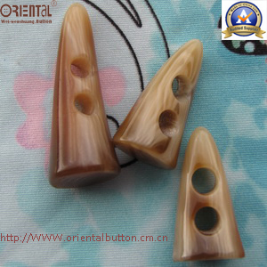 Horn Button Shiny Color with Two Hole