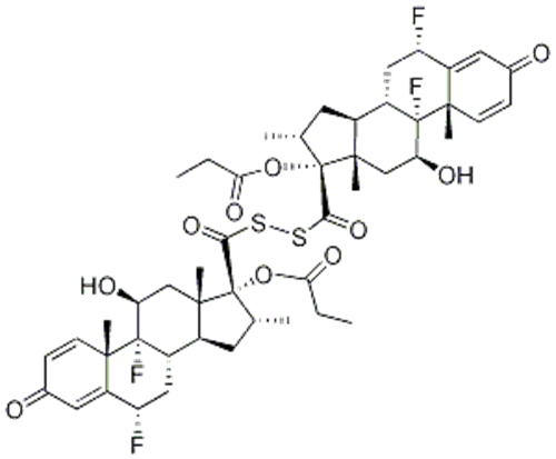 DesfluoroMethyl Fluticasone Propionate Disulfide CAS 201812-64-8