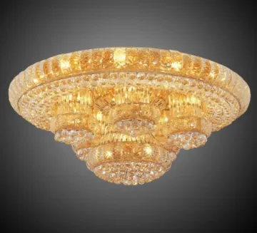 Living room Crystal Ceiling lamp fixture hotel lamp