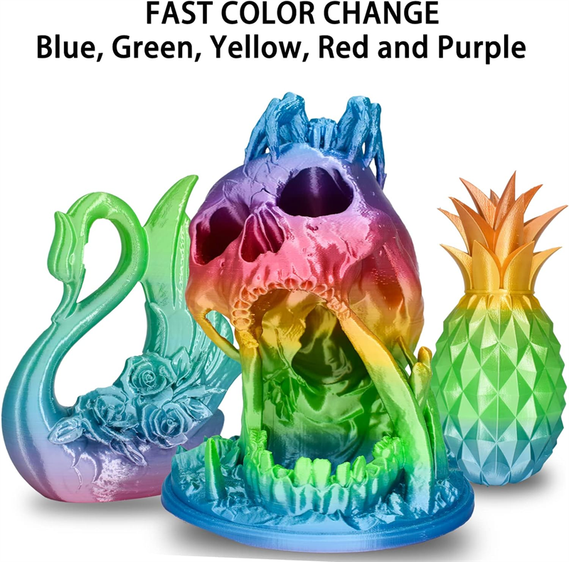 Silk Shiny Fast Color Gradient Change PLA