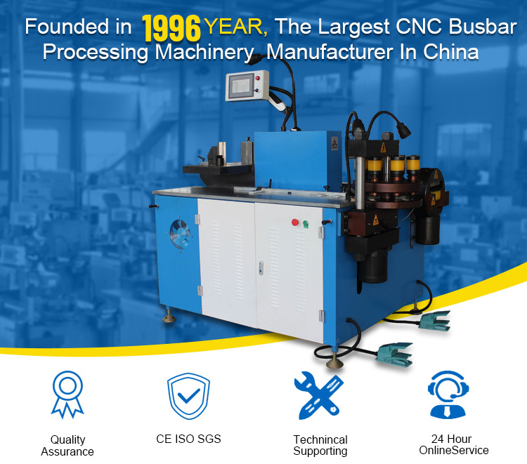 Hydraulic Busbar Processing Machinery For Switchboard Copper Busbar ...