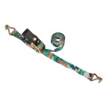 2 PACK cargo lashing 1" 1500lbs ratchet strap