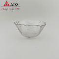 OEM fruit soup food container glass salad bowl