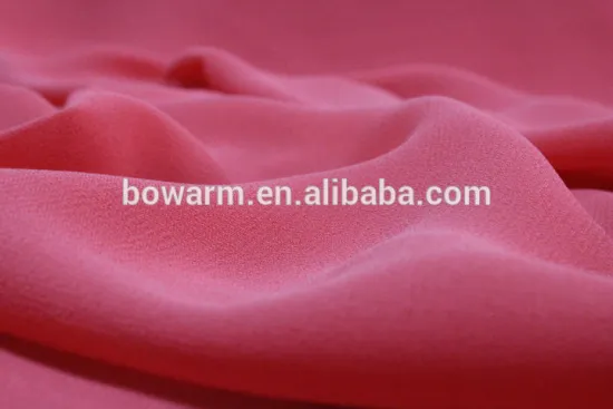 75D beaded chiffon 100% polyester for ladies' dress