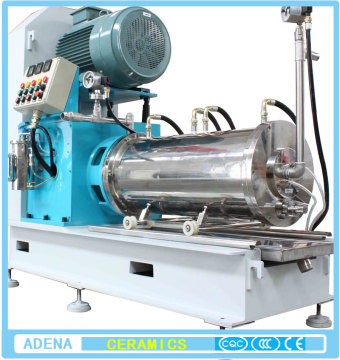 Horizontal sand mill/ball mill machine for paint and frit