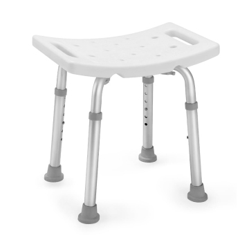 Adjustable Aluminum Shower Seat Chair for Elderly and Disabled