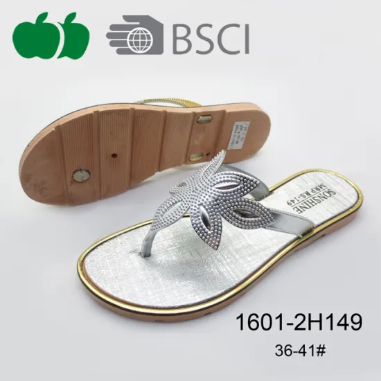 Hot Selling Ladies Fashion Summer Cheap Slipper Shoes