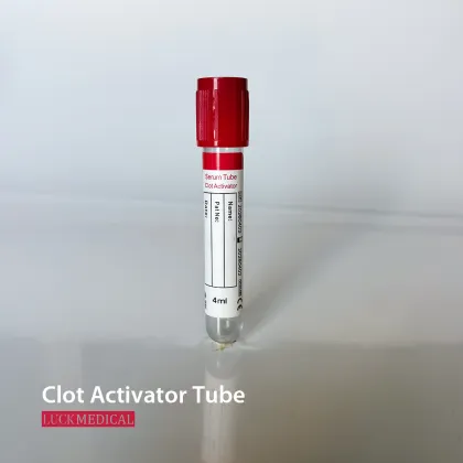 Clot Activator Tube Vacuum Tube Glass PET