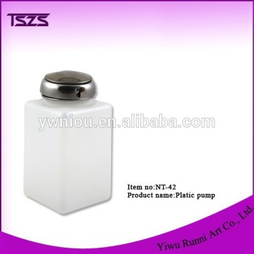 NT-42 professional Nail Polish Remover Alcohol Liquid Press Pumping Dispenser Bottle 6oz