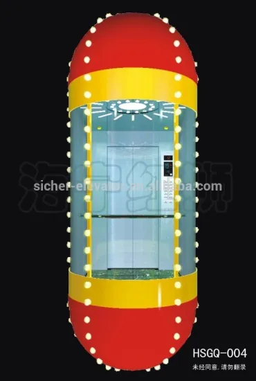 2016 SRH Observation Panoramic Passenger Elevator Lift with CE certificate EN81One more procedure