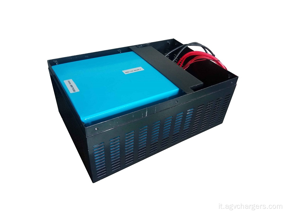 Pacco batteria Li-ion 24V / 80AH con BMS per AGV