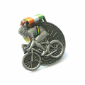 Custom 3D shape charity bike ride medal