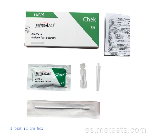 COVID-19 PRUEBA DE ANTICOLES CASSETE-SWAB-NASOFARINGEAL (1pcs / caja)