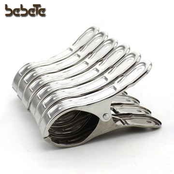 Large Size Beach Towel Stainless Steel Clips Clothespins