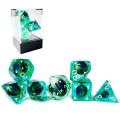 Bescon Dragon Eye RPG Dice Set of 7, Dragon Eye Polyhedral Dice Set, 6 Colors Available