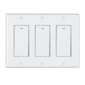 Tuya App Control US Smart Wifi Light Switch With Remote Control Compatible With Alexa Google Home Timing Function Smart Switch
