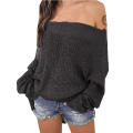 Women's Off Shoulder Sweater Batwing