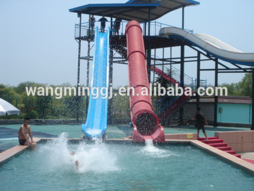 2016 Swimming Pool amusement park barreled slide for sale