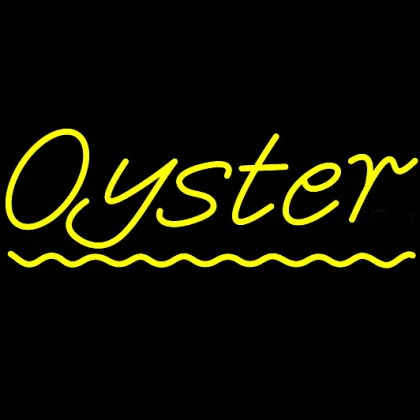 oysters neon sign LED
