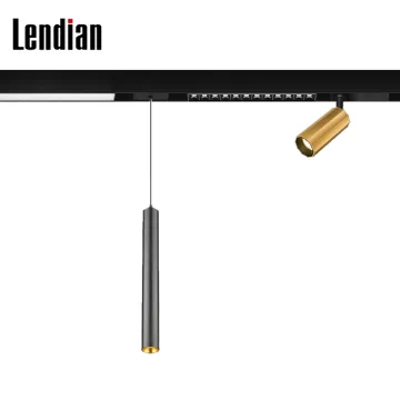 Modern 48V Magnet Spotlight System: Gold Curve WiFi Tuya LED Magnetic Recessed Track Lighting