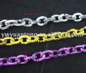 Big Silver Costume Necklace Chain