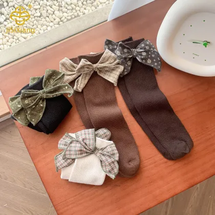 Cartoon Bow Baby Boneless Parent Child Socks