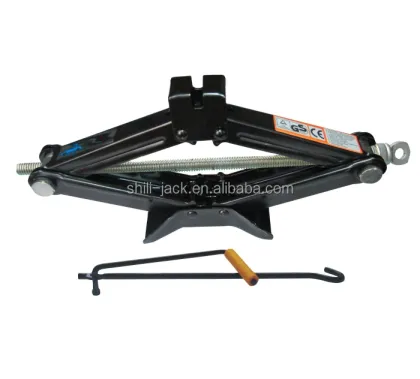 Scissor Type Jack and Labor-Saving Tire Lug Wrench for Garage