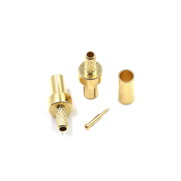 Gold RF Connector Factory Direct TS9 CRIMP jantan untuk kabel RG316 RG174