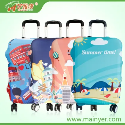 Fashion Style High Elasticity Spandex Protective Luggage Cover