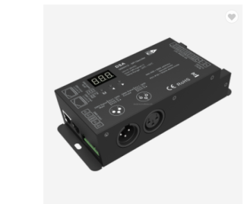 SKYDANCE DSA DMX512 SPI Decoder and Wireless RGB/RGBW Pixel LED Controller with DMX512 Digital Display